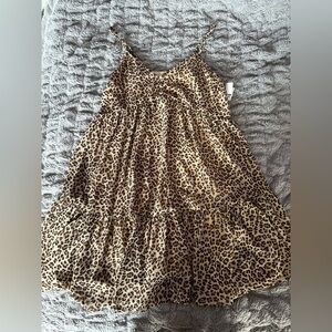 Cheetah print dress!